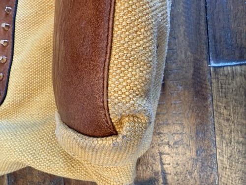 David Jones Schultertasche gelb Baumwolle und Kunstleder - Bild 9 von 22
