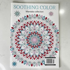 Soothing Color Mandala Collection Adult Coloring Book Stress Relief Patterns