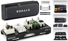 Mini 14" Guitar Pedal Board with Carry Bag, Guitar Effects Pedal Board with Bag