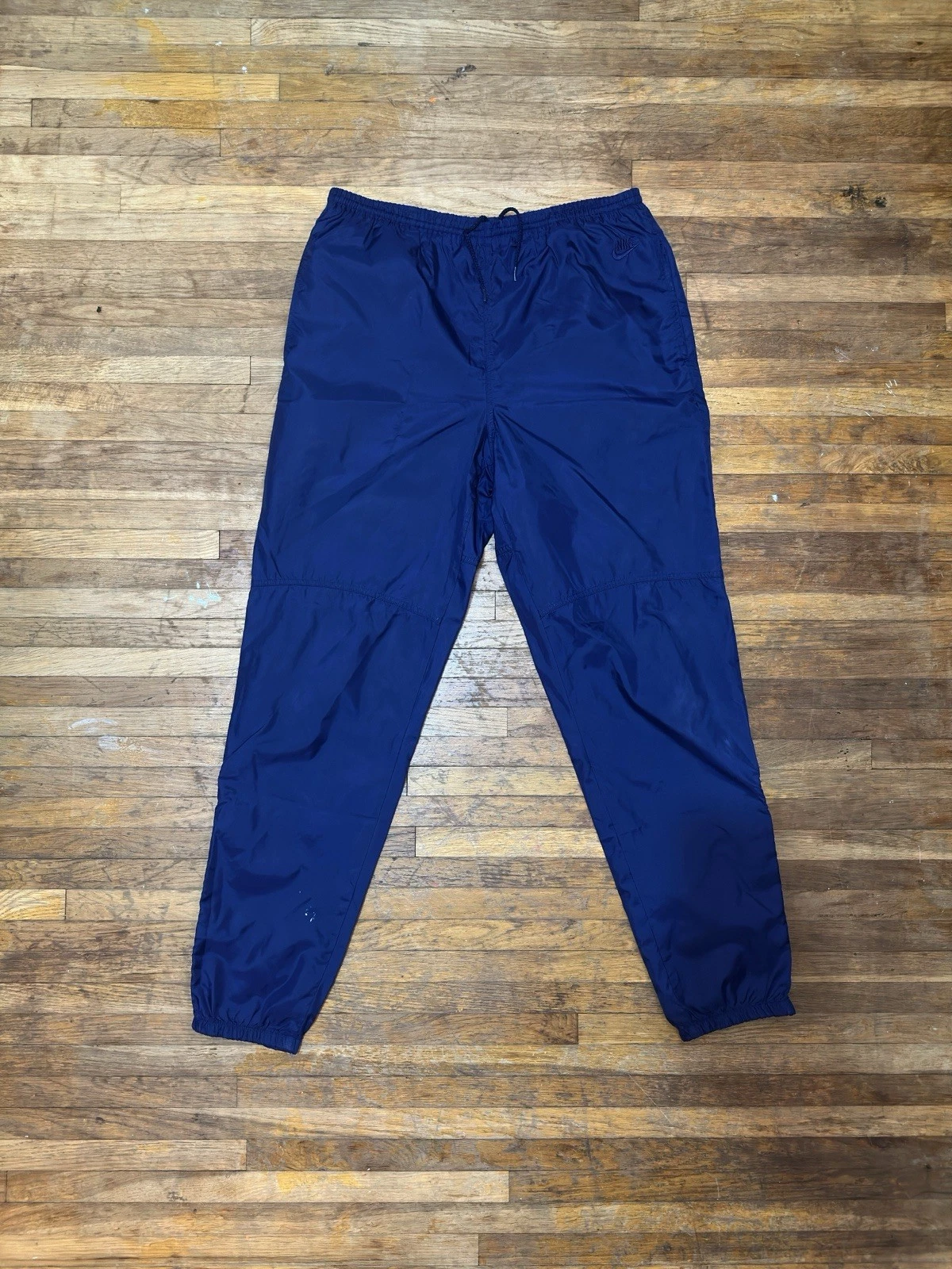 Vintage Nike Windbreaker Track Pants Mens Large Blue Jogger Zip Ankle 90’s 80’s