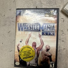 WWE Wrestlemania XIX 19 Nintendo GameCube CIB Black Label TESTED NICE CONDITION