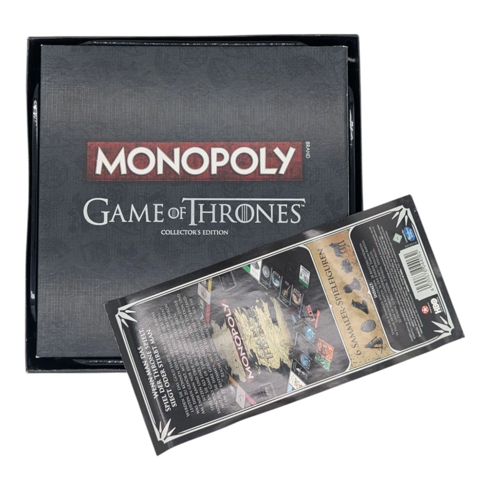 Monopoly Game Of Thrones Collector's Edition Hasbro Abnutzung am Karton KOMPLETT - Bild 4 von 4