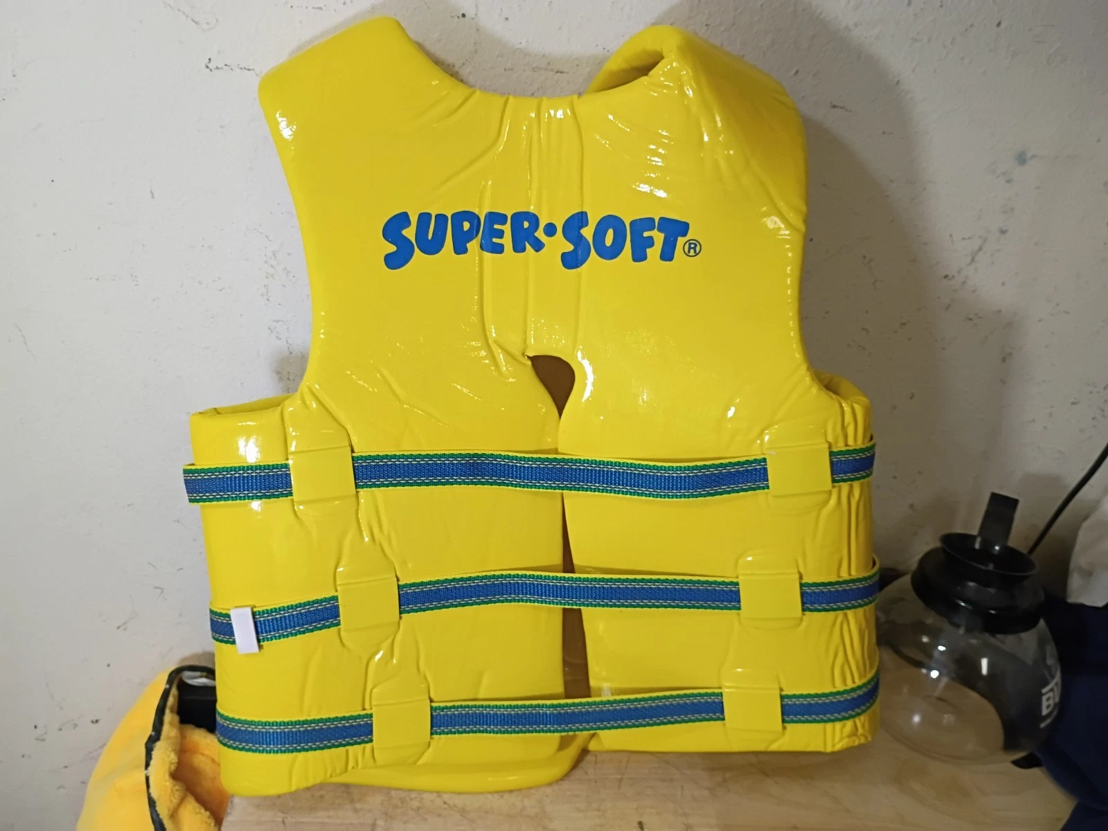 TRC Recreation Super Soft Vinyl Coated Foam Yellow Life Jacket Size Adult XXL image 3