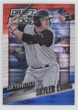 2014 Panini Prizm Perennial Draft Picks Red White & Blue Pulsar Skyler Ewing i2k