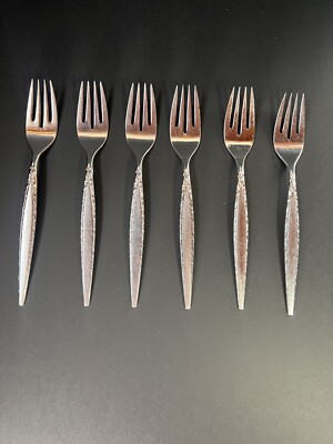 Lot Of 6 ONEIDA Community - ARABESQUE - Dessert Forks - 6 3/4 