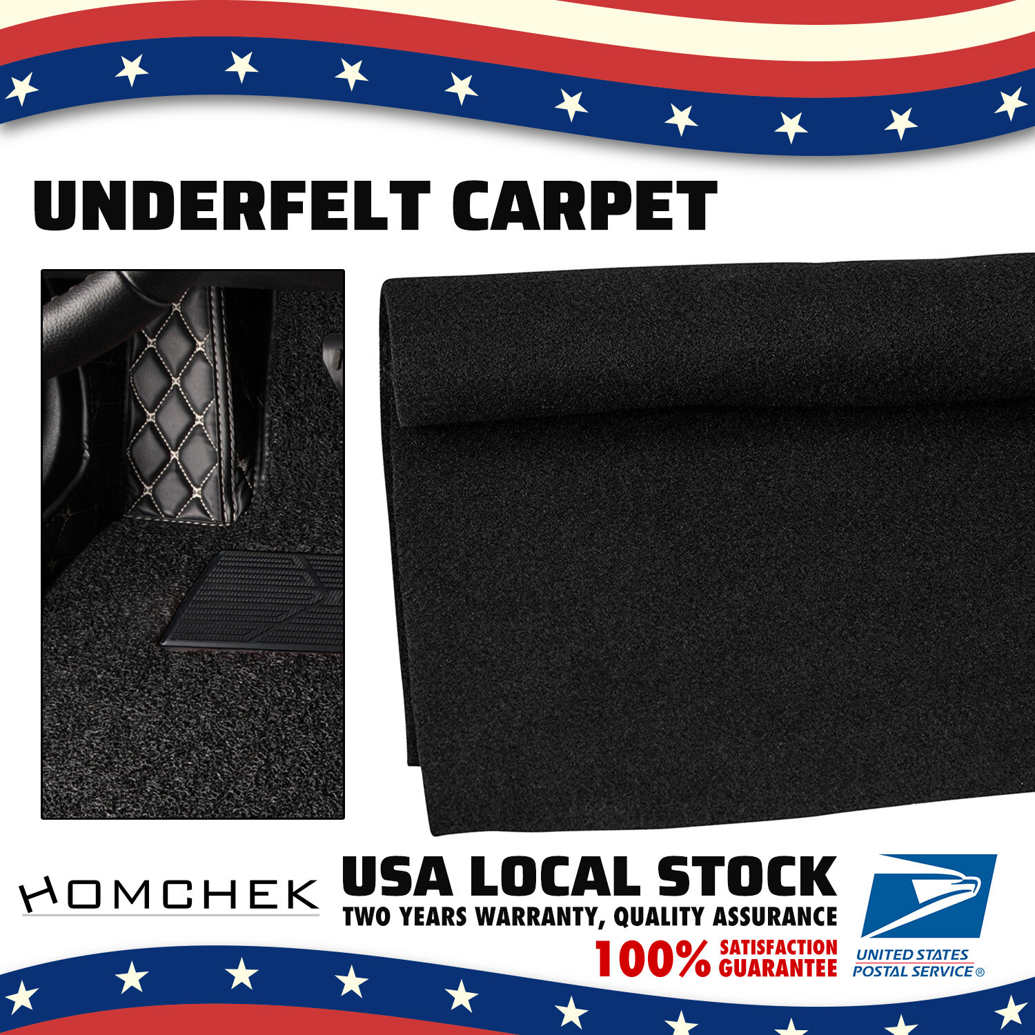 Sub-woofer Speaker Box Carpet Felt Fabric Auto Trunk Liner Upholstery Replac