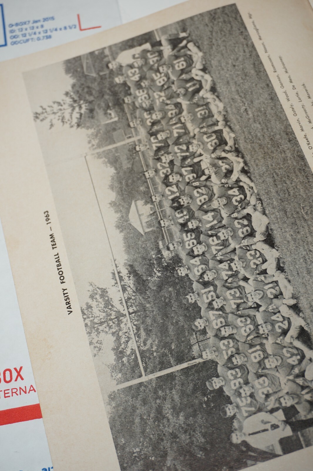 1963 Chaminade Flyers High School Mineola NY Football Program vs