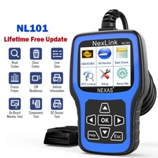 NEXAS NL101 OBD2 Scanner & Car Battery Test Diagnostic Tool Check Engine Light