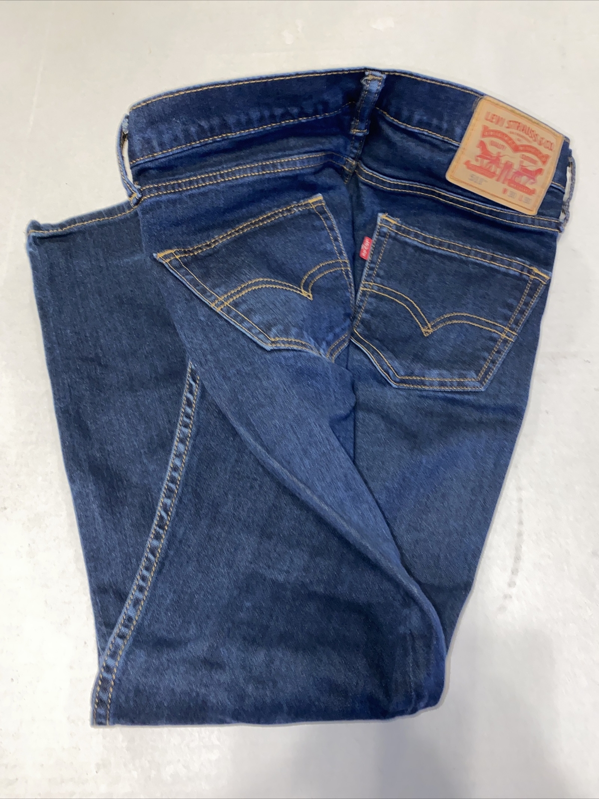 Levis Boys Youth Kids 511 Slim Fit 5 Pocket Denim Blue Jeans Pants Size 30 30 image 7