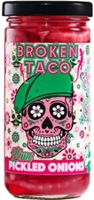 Broken Taco Lime Pickled Onions - Vegan - 8 oz
