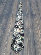 Vintage Looney Tunes 1995 Multicolor Bugs Bunny Taz Donald Duck Marvin Tie