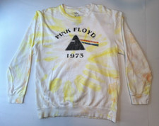 Pink Floyd 1973 The Wall White Tie-dye Unisex Small Pullover Sweatshirt