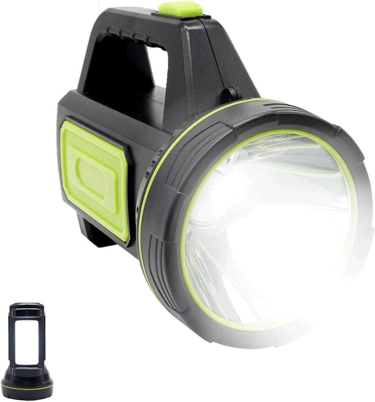 LED Searchlights Handheld Lantern, 13000LM 2 Modes USB Rechargeable LED Flashlig