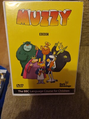 MUZZY : BBC LANGUAGE COURSE FOR CHILDREN FRENCH - EARLY ADVANTAGE DVD SET - VGC