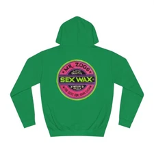 Mr. Zogs Sex Wax Large Neon 2 Logo Premium Hoodie Outlaw Surf