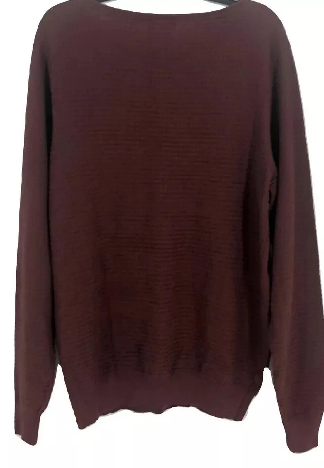 NEW Men's J.A.C.H.S Sweater Sz XX Large Winter Red - Image 3 of 3