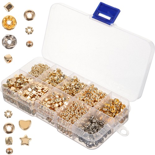 1240PCS Bead Bracelet Kit Bracelet Making Kits Spacer Beads Loose Beads New