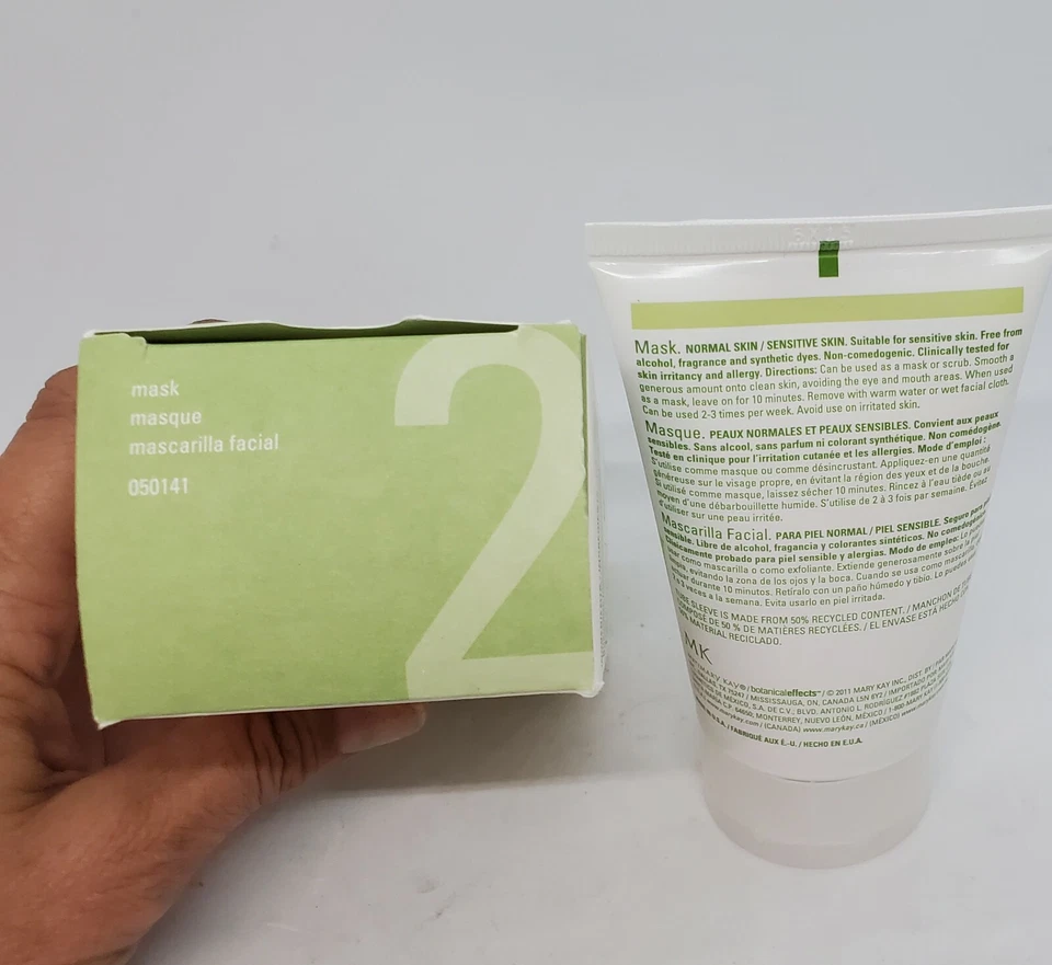 MASCARILLA Mary Kay efectos botánicos para piel normal/sensible ~ 4 oz #050141 ~ NUEVA EN CAJA Foto 2 de 3