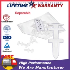 20pcs Door Panel Retainer Clips for Chevy Suburban Tahoe C1500 C2500 C3500 White