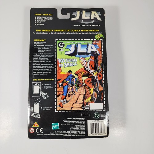 VTG NIP JLA Justice League of America Superman Action Figure Hasbro 1998 DC - Picture 9 of 11