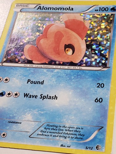 PROMO HOLO Alomomola 5/12 - 2011 MCDONALDS Boundries Crossed Pokemon Card - Picture 2 of 6
