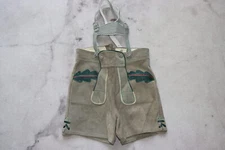 Vintage German Oktoberfest LEDERHOSEN Child Size 6 ? Shorts Suspenders Leather