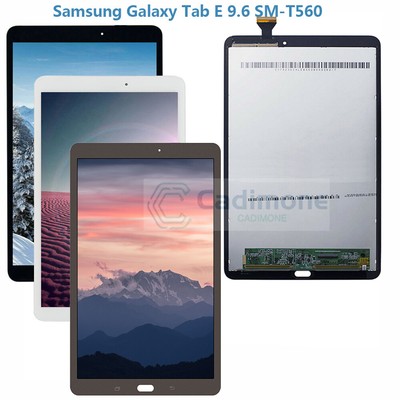 For Samsung Galaxy Tab E Wi-Fi 9.6 SM-T560 LCD Screen Touch Digitizer Assembly /%