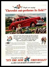 1947 Chevrolet 4-door Sedan Big Car Quality At The Lowest Cost Vintage Print Ad
