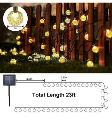 Catena Luminosa Solare Per Esterni - 3,5 M - 10 Lanterne A LED 8 Modalita Impermeabili Matrimoni Feste Luce Bianca Calda 96195195