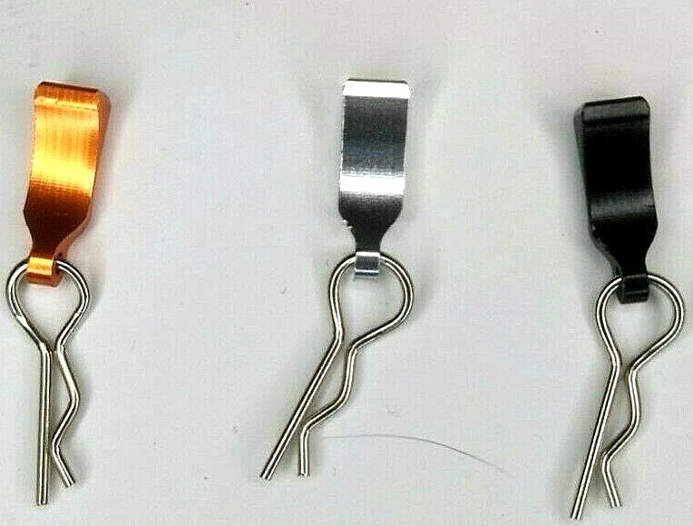 NEW Aluminum Body Clips with Aluminum Mount For Rc Traxxas, Armma, RedCat - Image 4 of 4