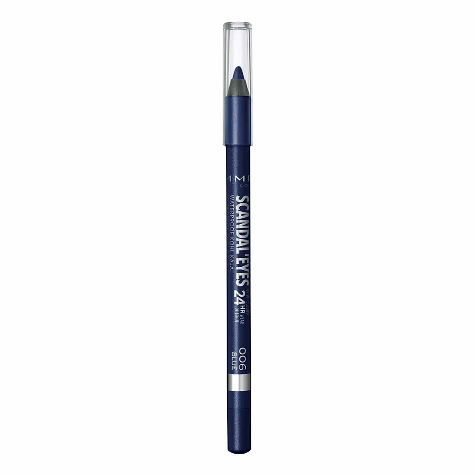 Rimmel Scandaleyes Waterproof Kohl Kajal Liner, Deep Blue, 0.04 Fluid Ounce - Image 2 of 3