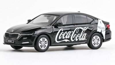 Modellauto Auto Maßstab 1:43 Abrex Skoda Octavia 4 2020 Coca Cola modellbau St