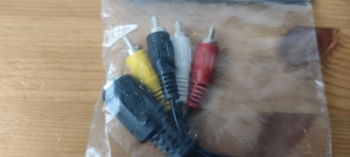 5 Pin DIN Buchse auf 4 x Cinch Phono Stecker Kabel Adapter kurz 20cm CD Verstärker Kassette - Bild 6 von 7
