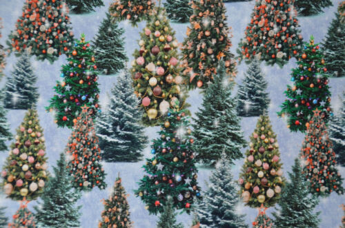 X-Mas Jersey mit Weihnachtsbaum Digitaldruck 50 x 150 cm Weihnachten Nähen Stoff - Bild 1 von 4