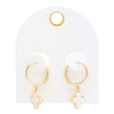 Clover Hoop Earring