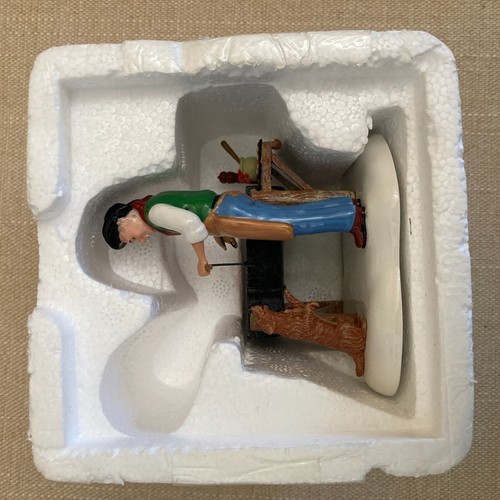 RARE 2006 Dept 56 Snow Village "Grill Master & Friend" #55423 Department 56 EUC - Picture 12 of 16