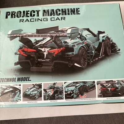 Moyu Block Project Machine Racing Car 1:14 Scale Building 1209 pcs