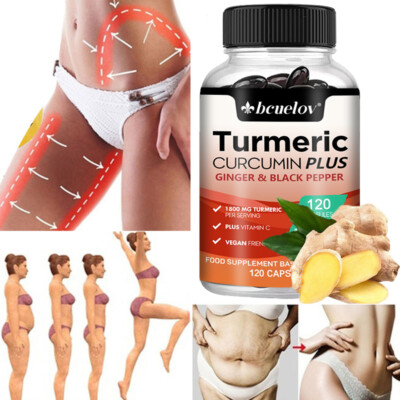 Turmeric and Black Pepper Capsules Support Joint Flexibility and Muscle Health