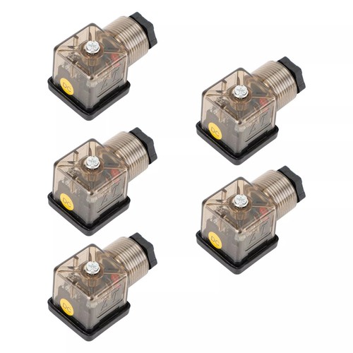 5x Bobina Elettrovalvola Trasparente 4 Pin Spina Connettore Volt Accessori con Luce - Foto 11 di 11