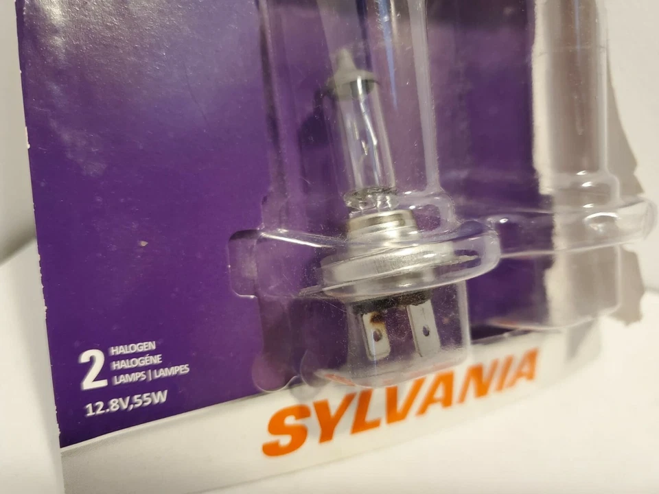 Halogen lamps 12.8V Xtravision Brighter downroad Sylvania H7 (1x only) open box  - Image 3 of 4
