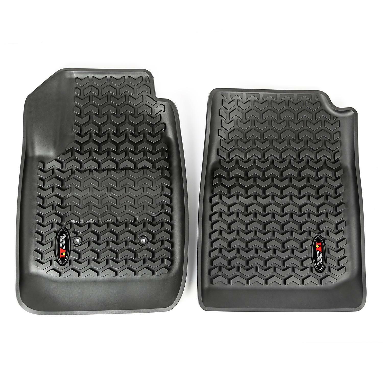 Tapis de sol avant robustes 15-17 Colorado Canyon protection noire
