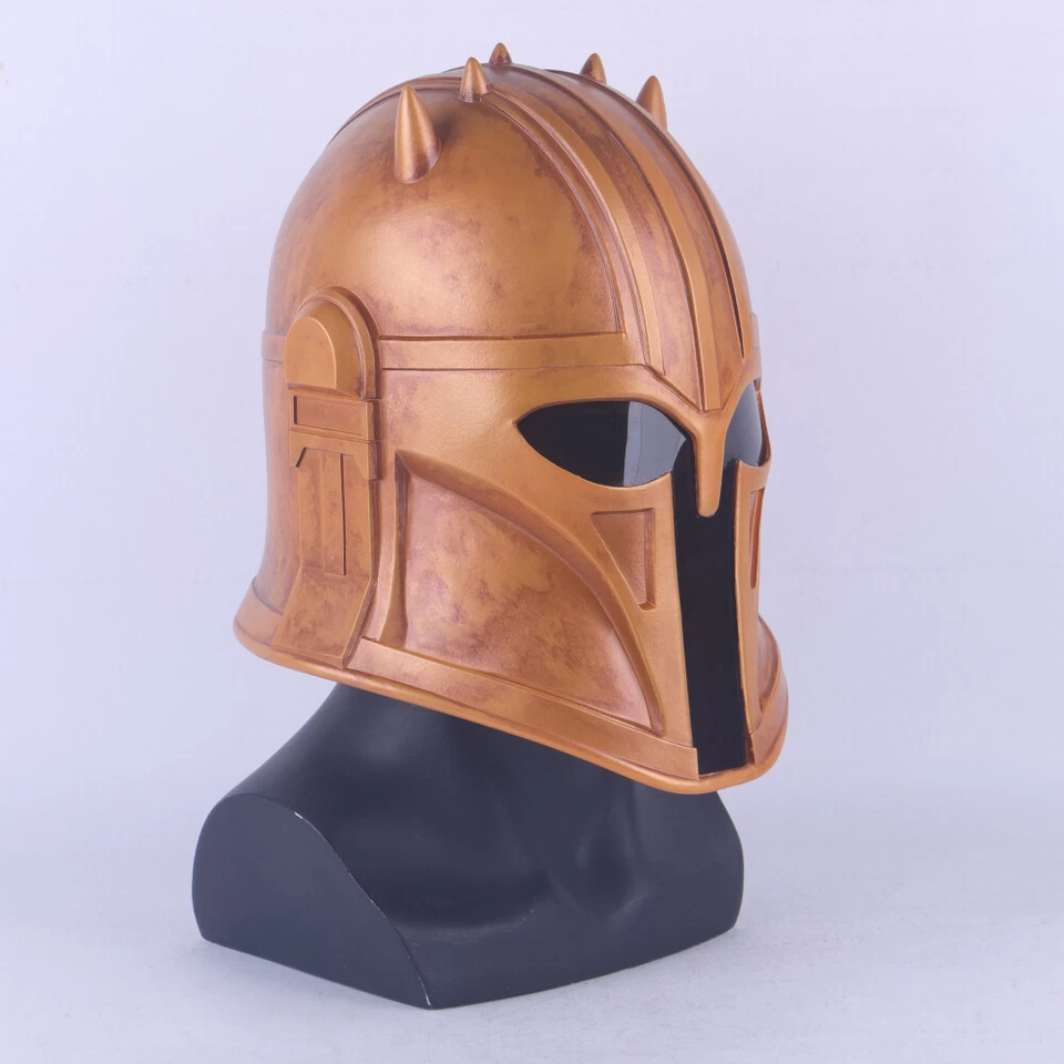 Cosplay Star Wars Mandalorian Female The Armorer Helmet Full Head Mask Props PVC - Image 3 of 4