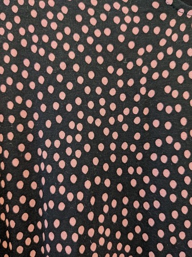Abito midi M&S Collection nero/rosa cravatta vita a macchie collo a V taglia 14 - Foto 4 di 7