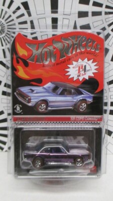 2013 Hot Wheels RLC red line club car `68 COPO CAMARO purple #3473