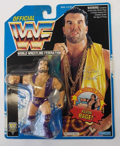 Vintage WWF Hasbro 1994 Razor Ramon Action Figure ...