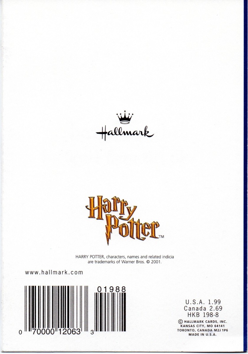 Hallmark Lot De 10 Cartes D'anniversaire Harry Potter - 5 Motifs Avec