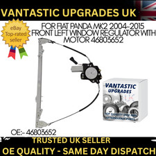 FOR FIAT PANDA MK2 2004-2015 FRONT LEFT WINDOW REGULATOR WITH MOTOR 46803652