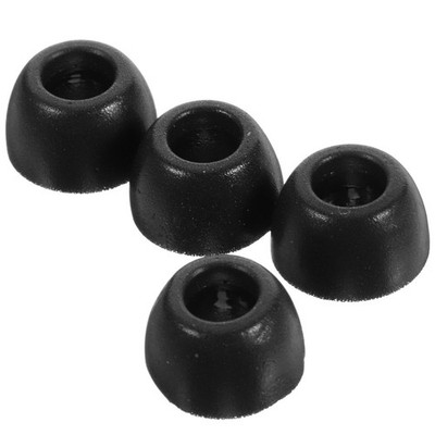 4Pcs Earbud Tips Silicone Covers Replacement Soft Earphone Accessories Black