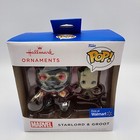 Hallmark 2022 Funko Pop Starlord and Groot Marvel Christmas Ornament New