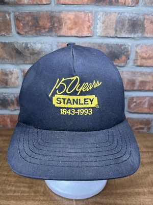 #ad #ad Vintage Stanley 150 Years Anniversary Embroidered Logo USA Made Strapback Hat $16.24